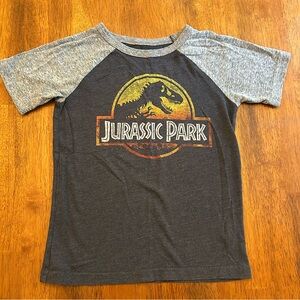 Jurassic Park Graphic Raglan Tee | Boys Size 5 | Jumping Beans | Jurassic world